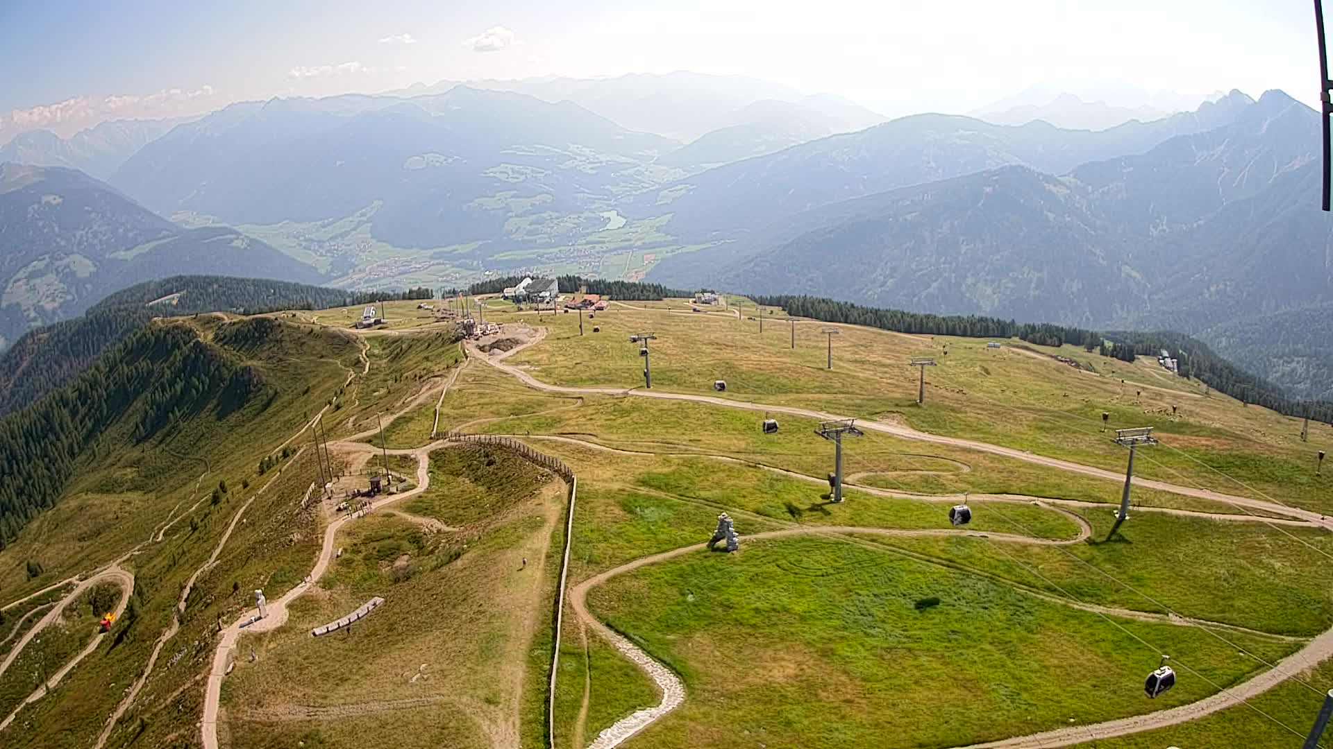 Kronplatz-Gipfel | Blick nach Olang – Valdaora