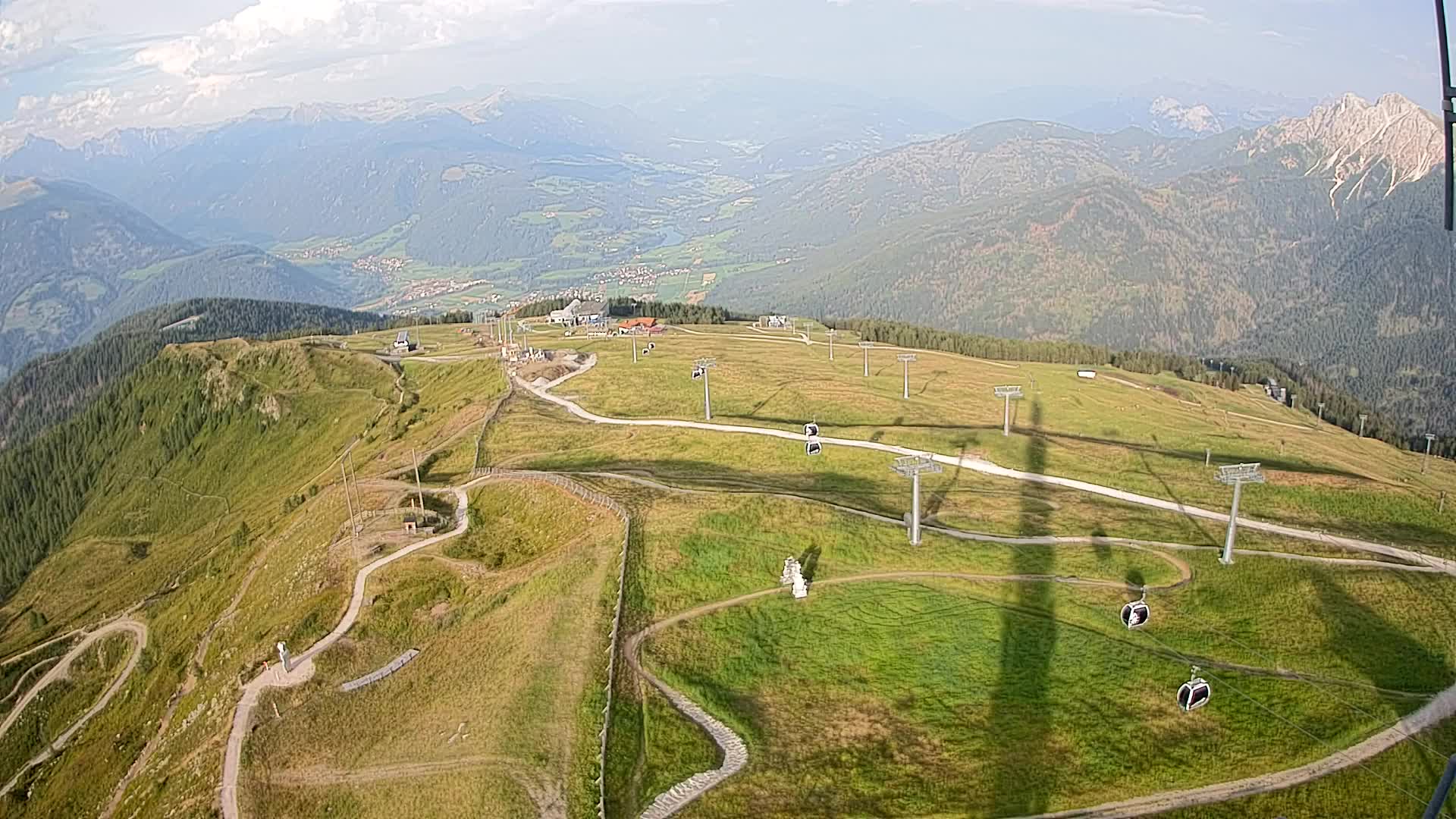 Kronplatz-Gipfel | Blick nach Olang – Valdaora
