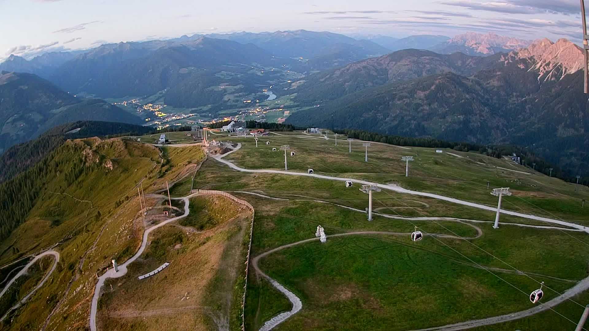 Sommet du Kronplatz | vue sur Valdaora – Olang
