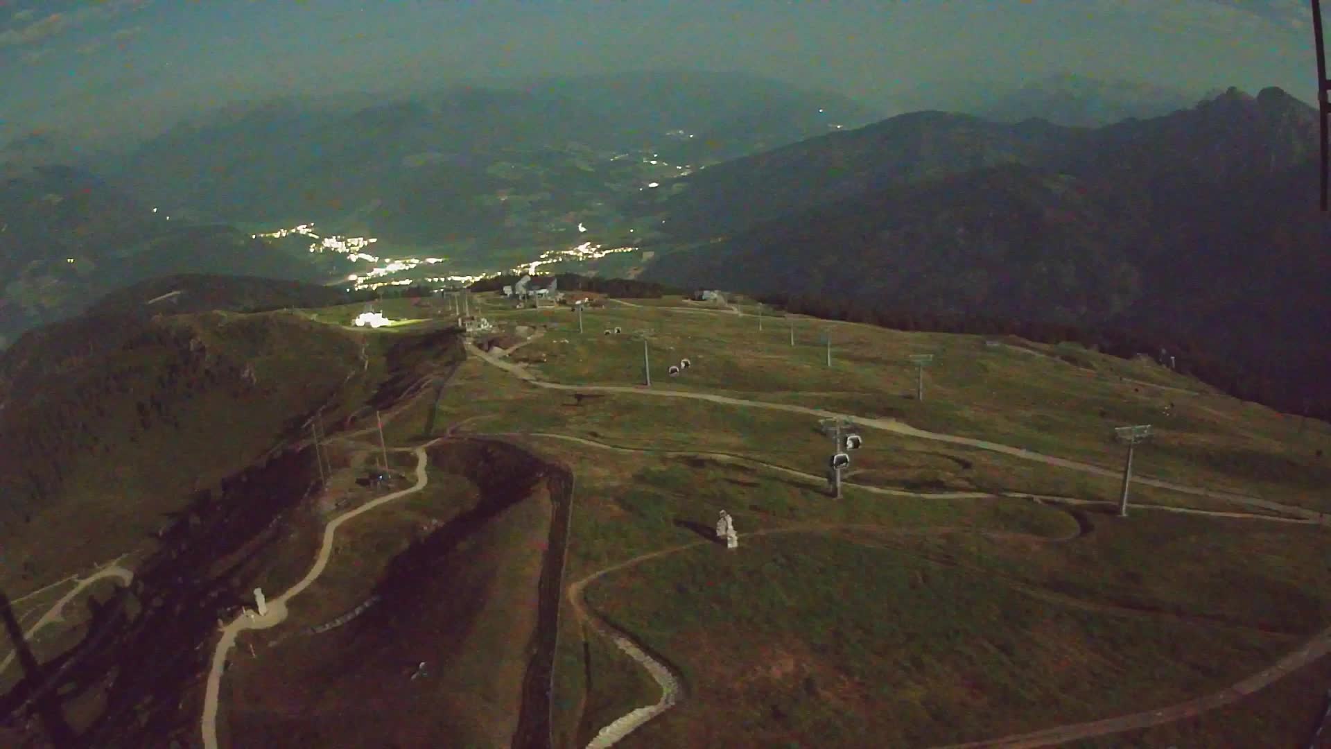 Kronplatz-Gipfel | Blick nach Olang – Valdaora
