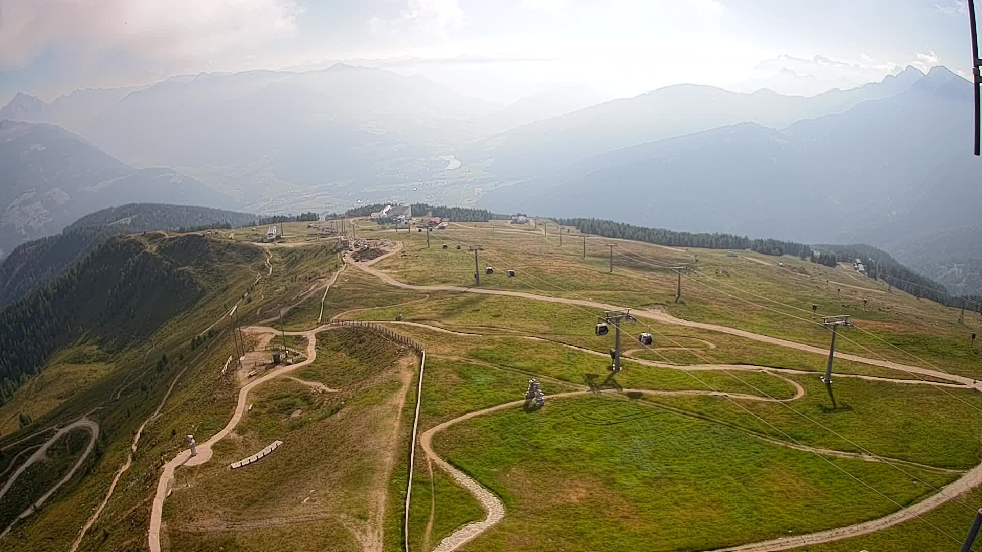Kronplatz-Gipfel | Blick nach Olang – Valdaora