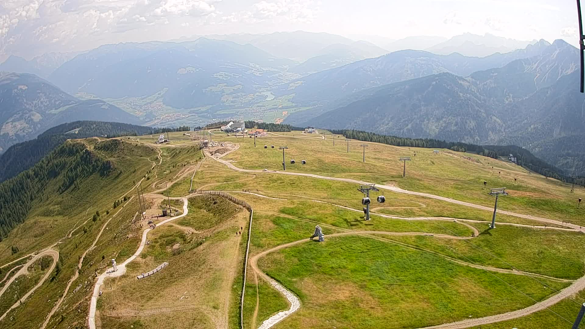 Kronplatz-Gipfel | Blick nach Olang – Valdaora