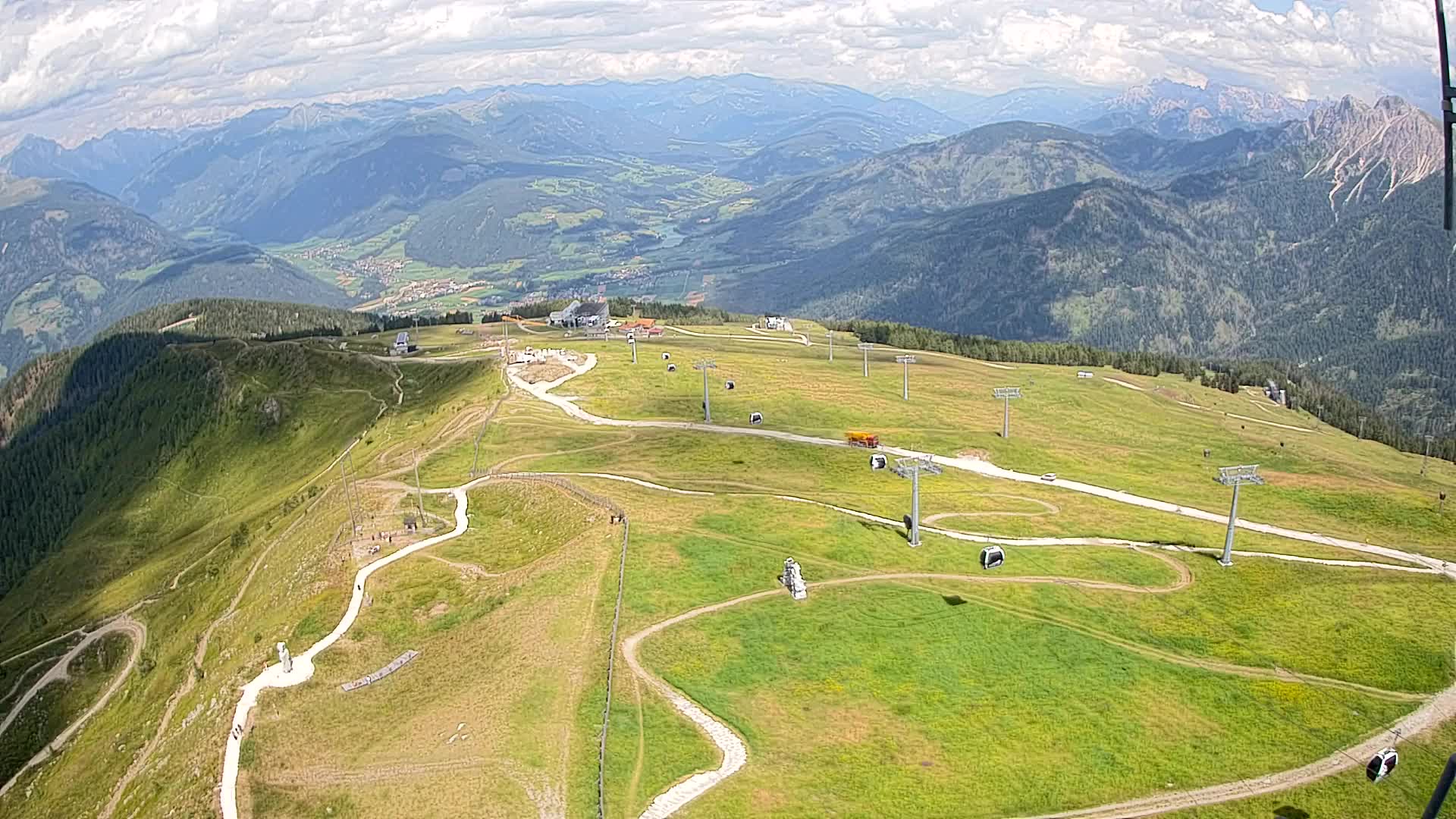 Sommet du Kronplatz | vue sur Valdaora – Olang