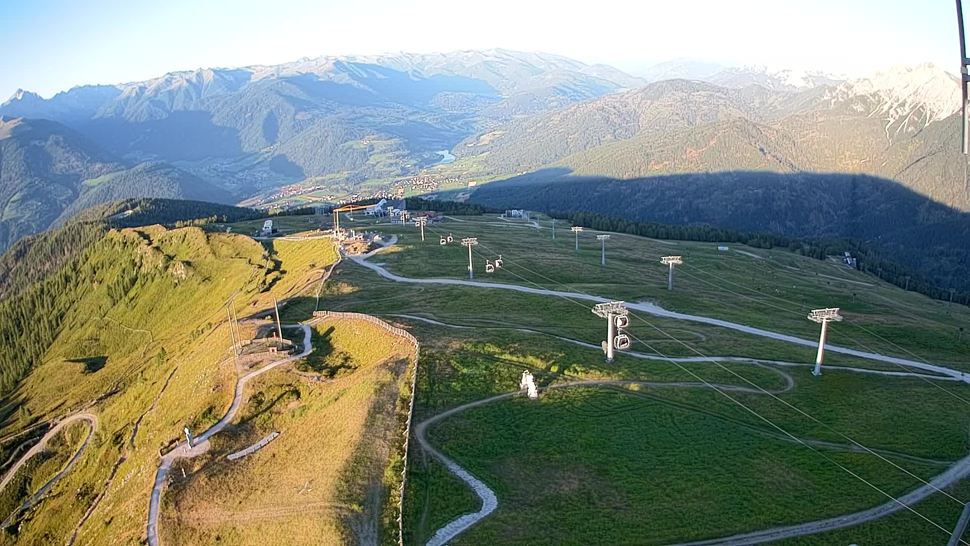 Kronplatz-Gipfel | Blick nach Olang – Valdaora