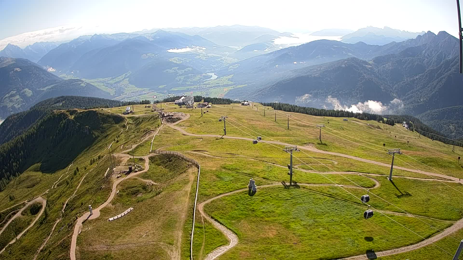 Kronplatz-Gipfel | Blick nach Olang – Valdaora