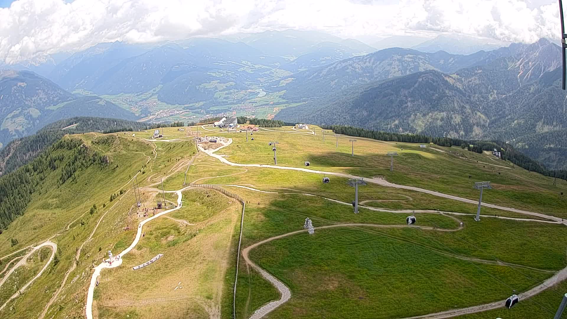 Sommet du Kronplatz | vue sur Valdaora – Olang
