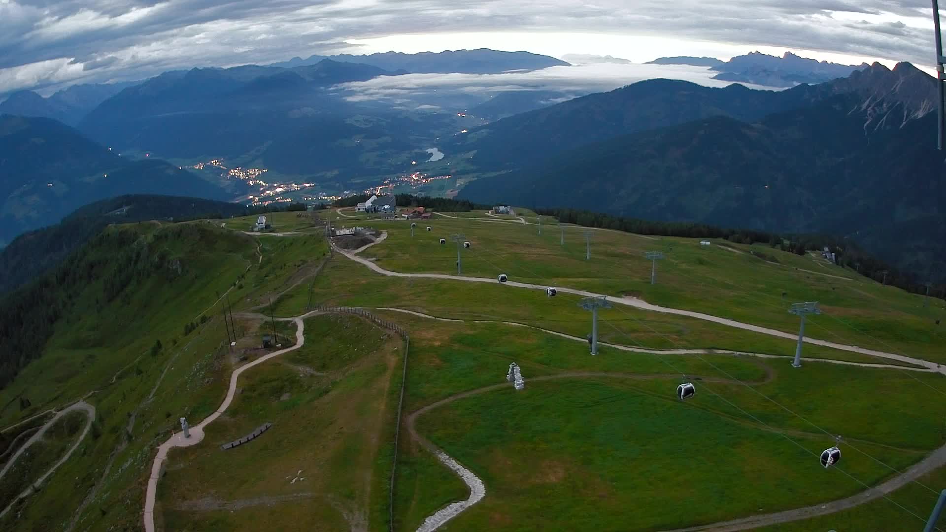 Sommet du Kronplatz | vue sur Valdaora – Olang