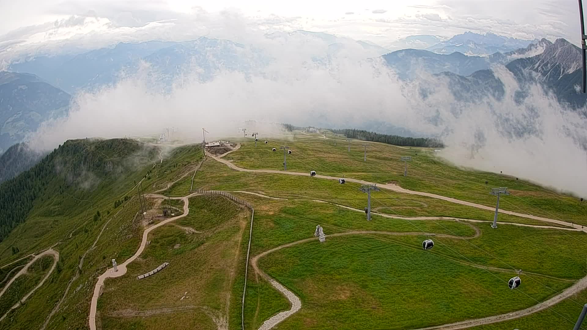 Kronplatz vrh | pogled na Valdaora – Olang