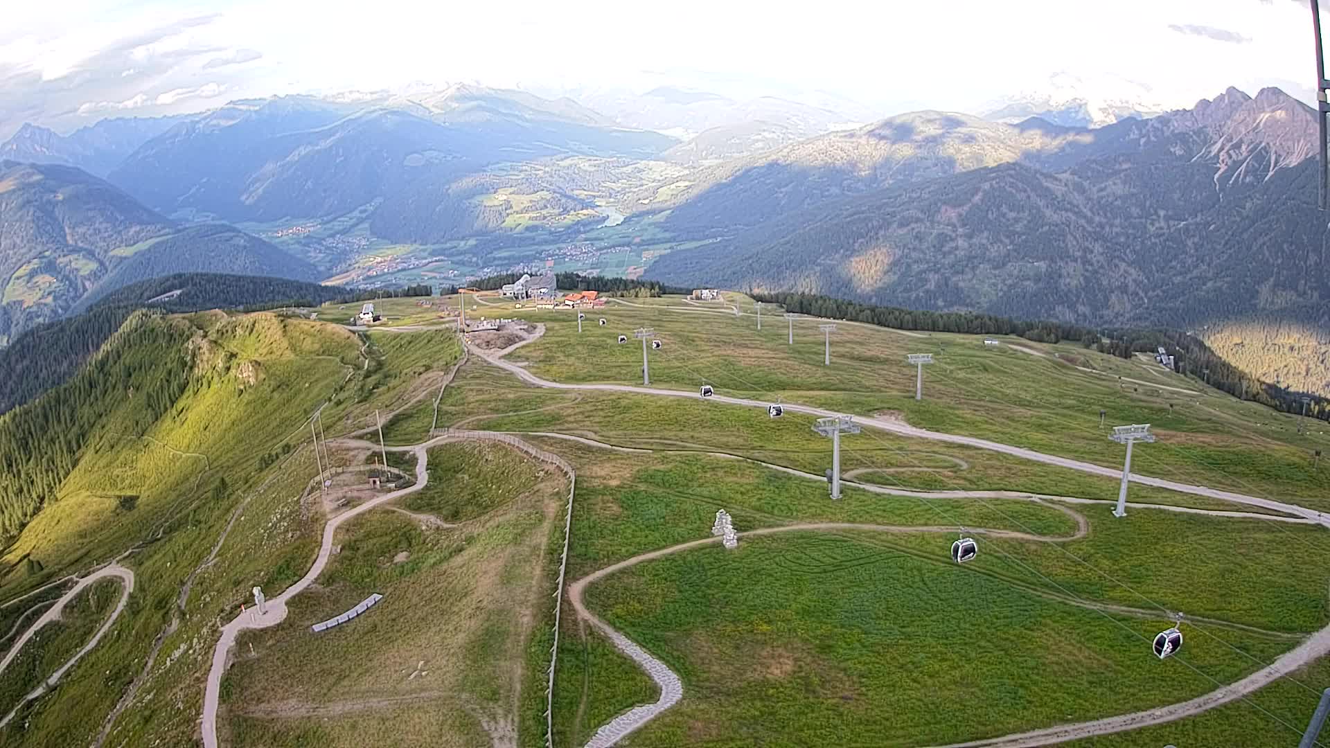 Kronplatz-Gipfel | Blick nach Olang – Valdaora