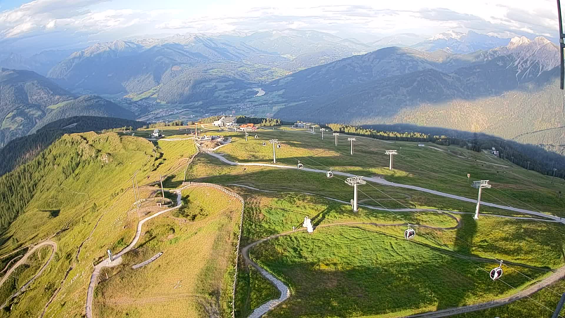Kronplatz-Gipfel | Blick nach Olang – Valdaora