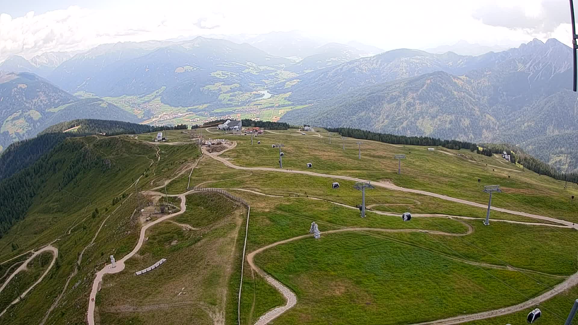 Kronplatz-Gipfel | Blick nach Olang – Valdaora