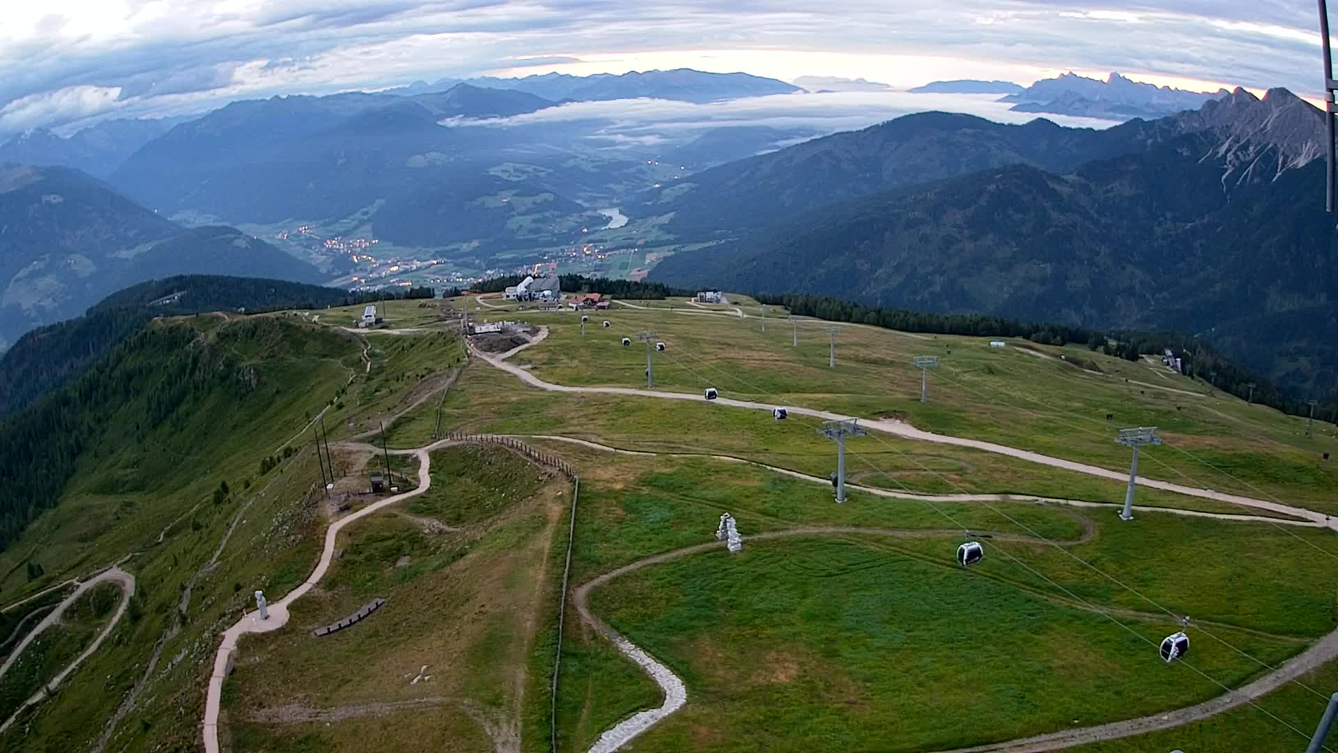 Sommet du Kronplatz | vue sur Valdaora – Olang