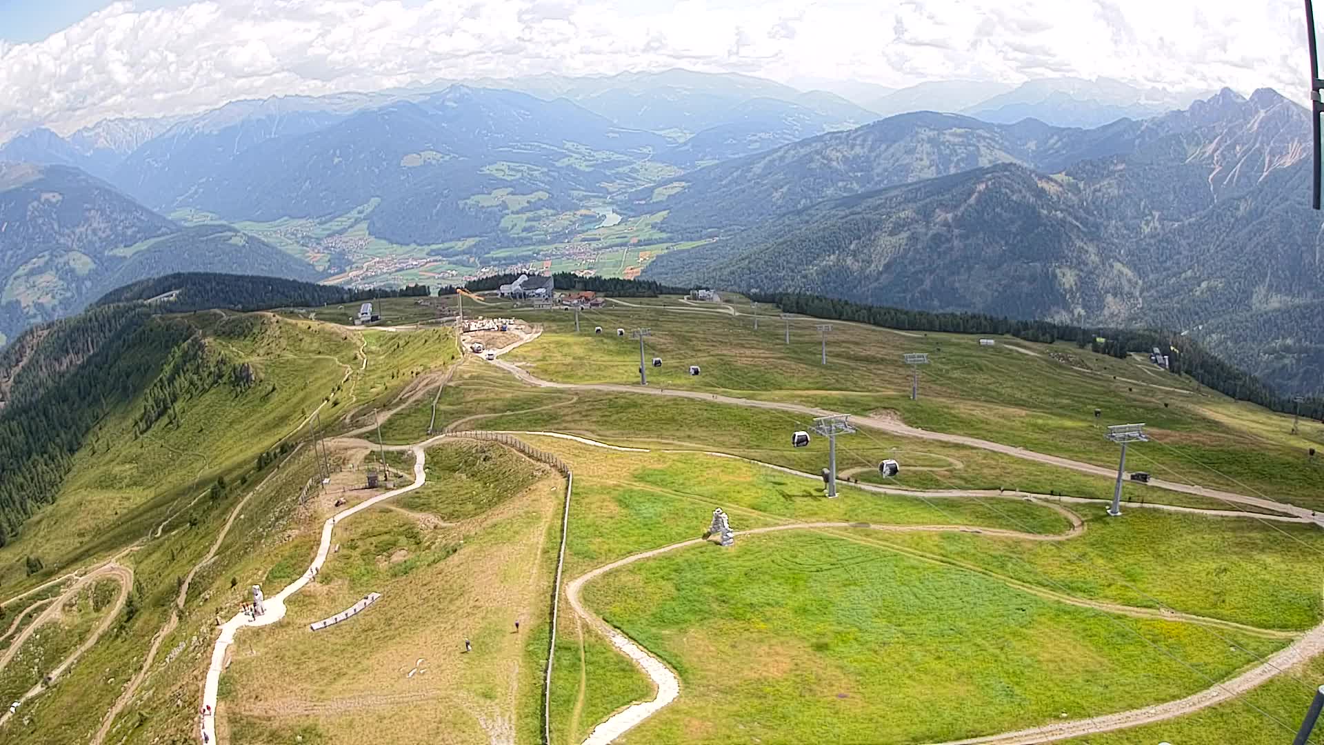 Sommet du Kronplatz | vue sur Valdaora – Olang