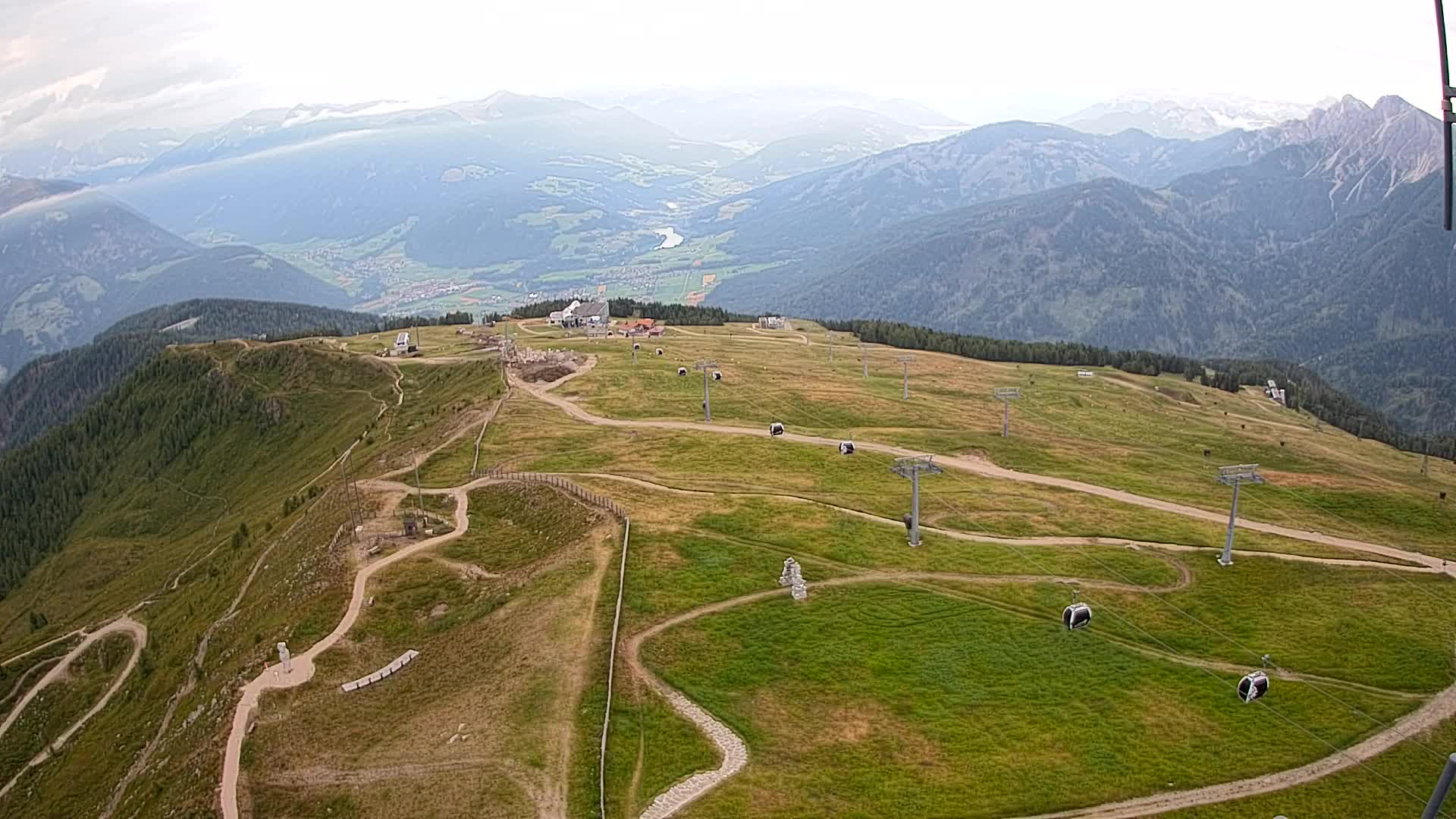 Kronplatz-Gipfel | Blick nach Olang – Valdaora