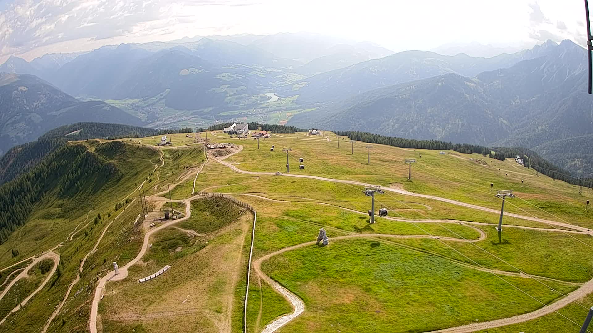 Kronplatz-Gipfel | Blick nach Olang – Valdaora