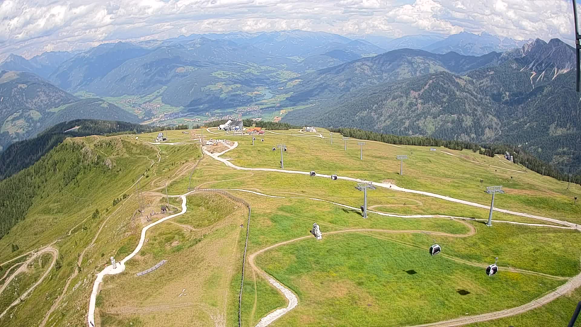 Sommet du Kronplatz | vue sur Valdaora – Olang