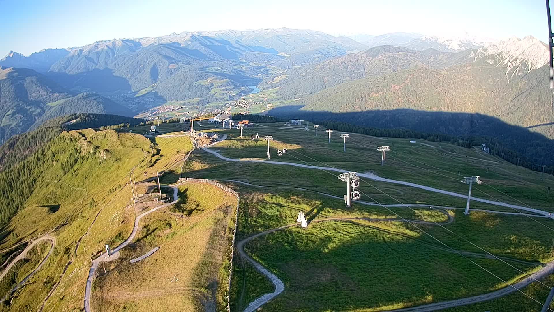 Kronplatz-Gipfel | Blick nach Olang – Valdaora