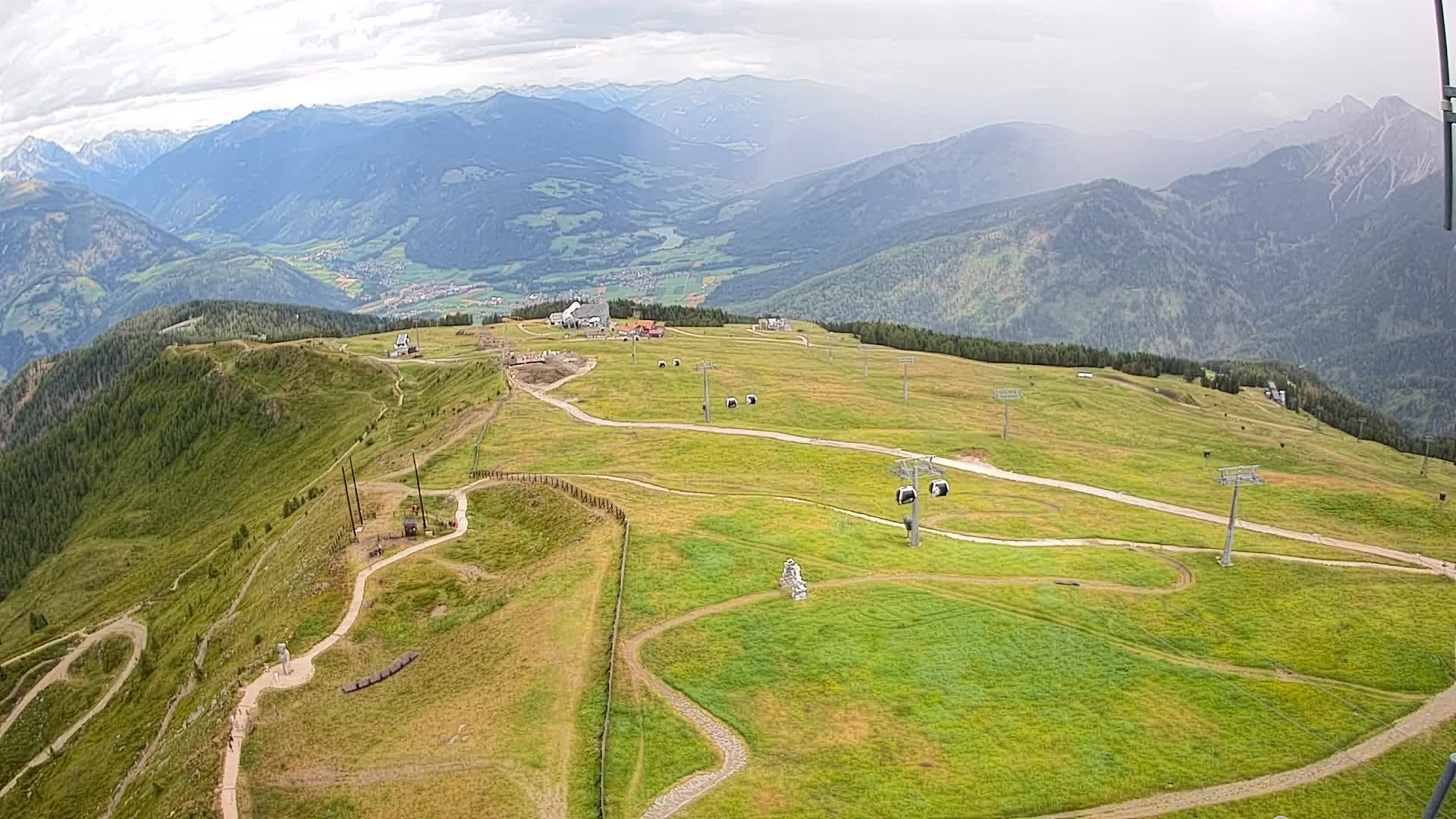 Sommet du Kronplatz | vue sur Valdaora – Olang