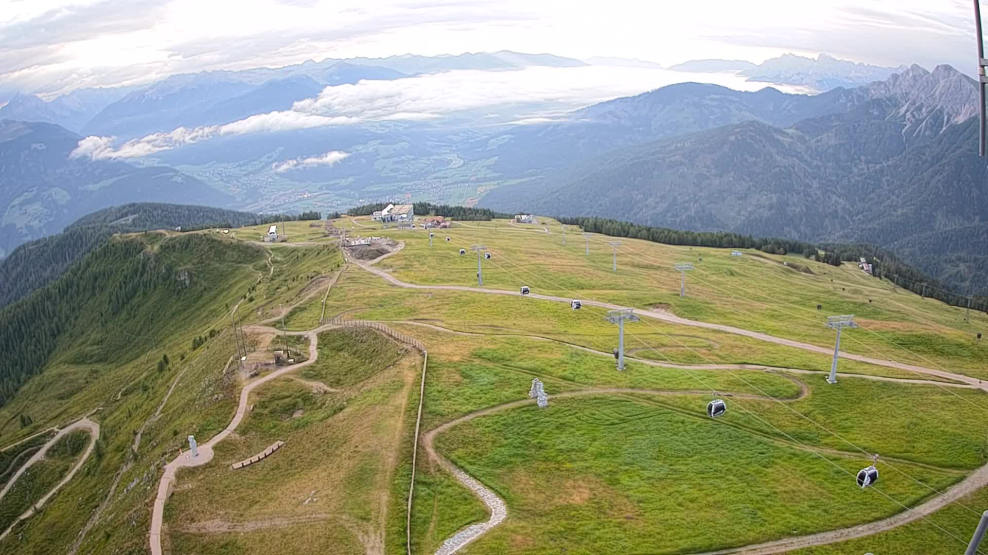Sommet du Kronplatz | vue sur Valdaora – Olang