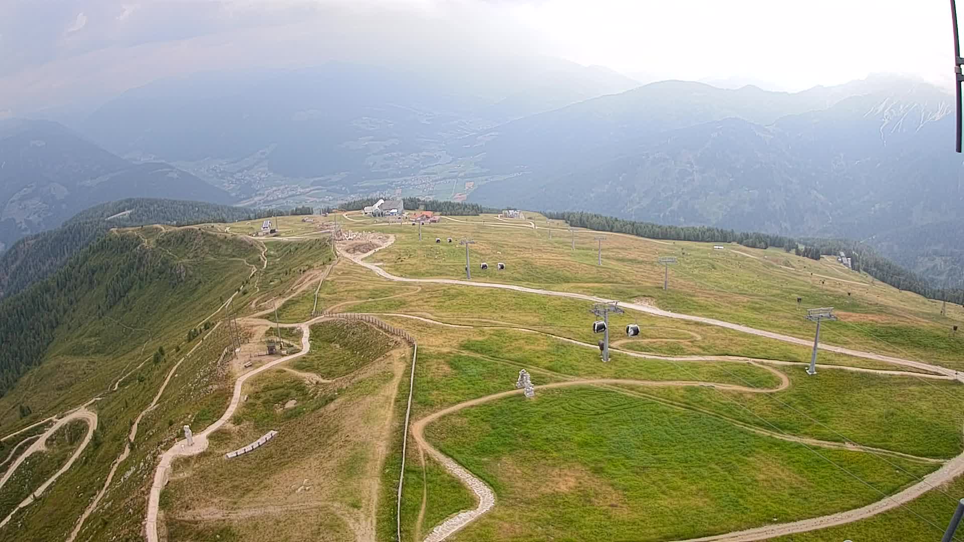 Kronplatz-Gipfel | Blick nach Olang – Valdaora