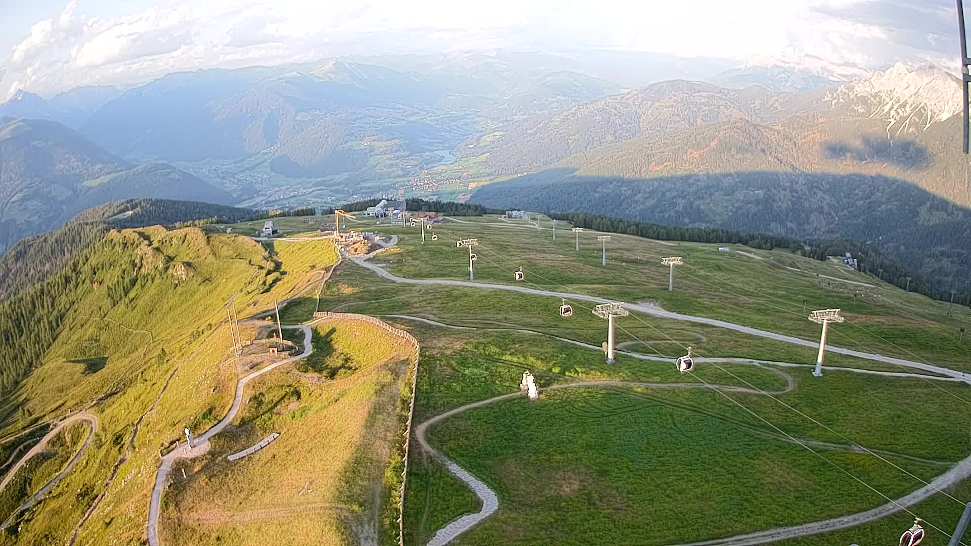 Kronplatz-Gipfel | Blick nach Olang – Valdaora