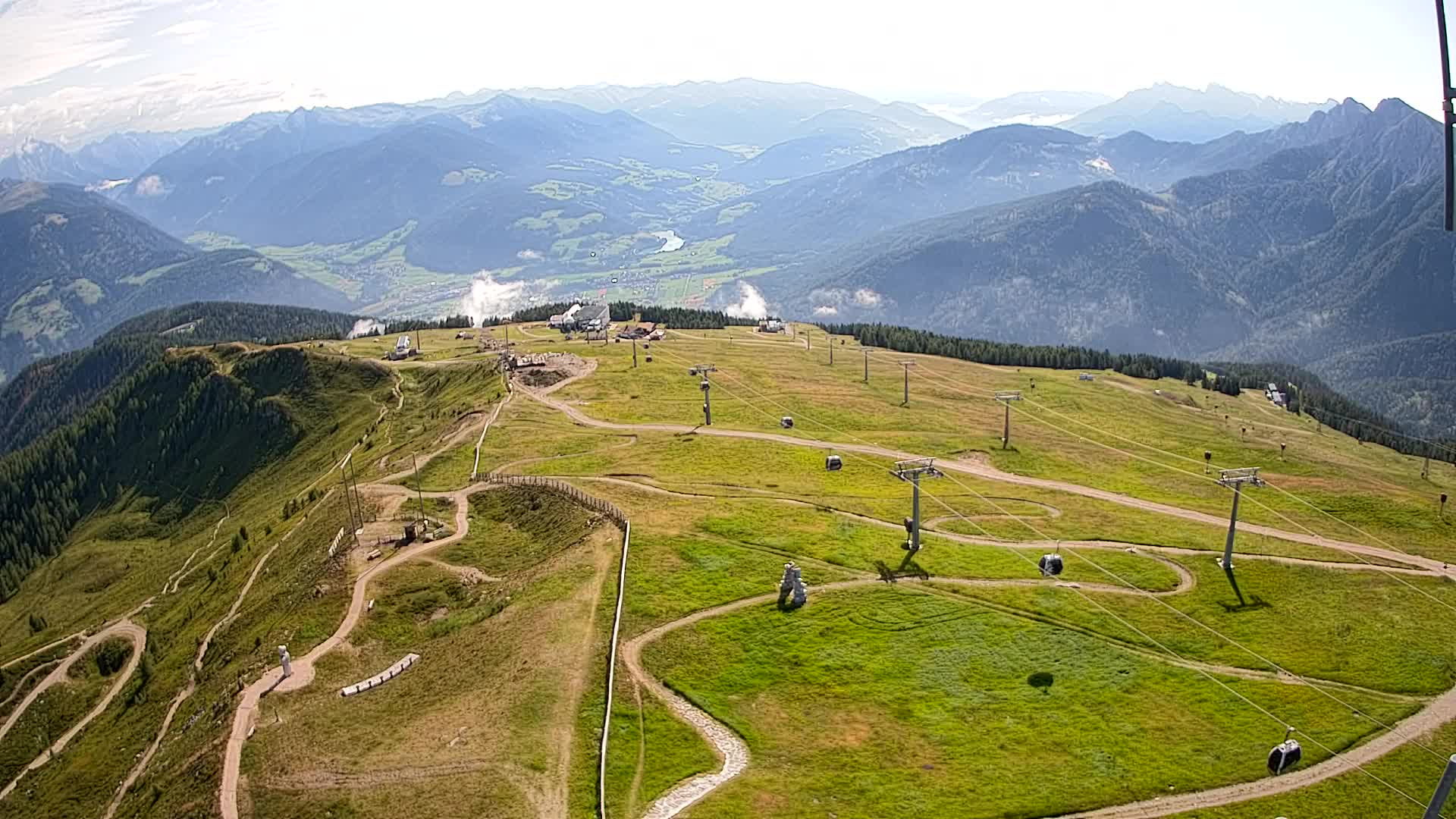 Kronplatz-Gipfel | Blick nach Olang – Valdaora