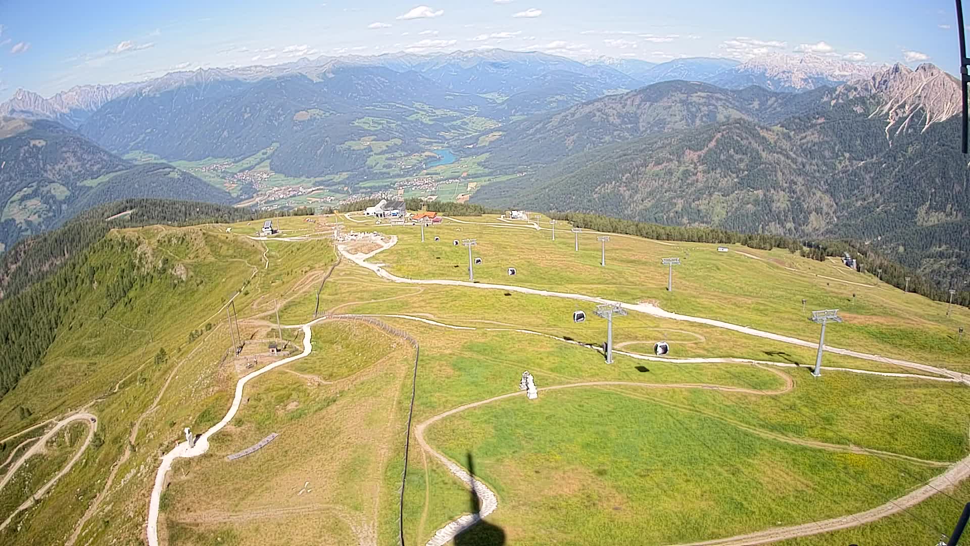 Kronplatz-Gipfel | Blick nach Olang – Valdaora