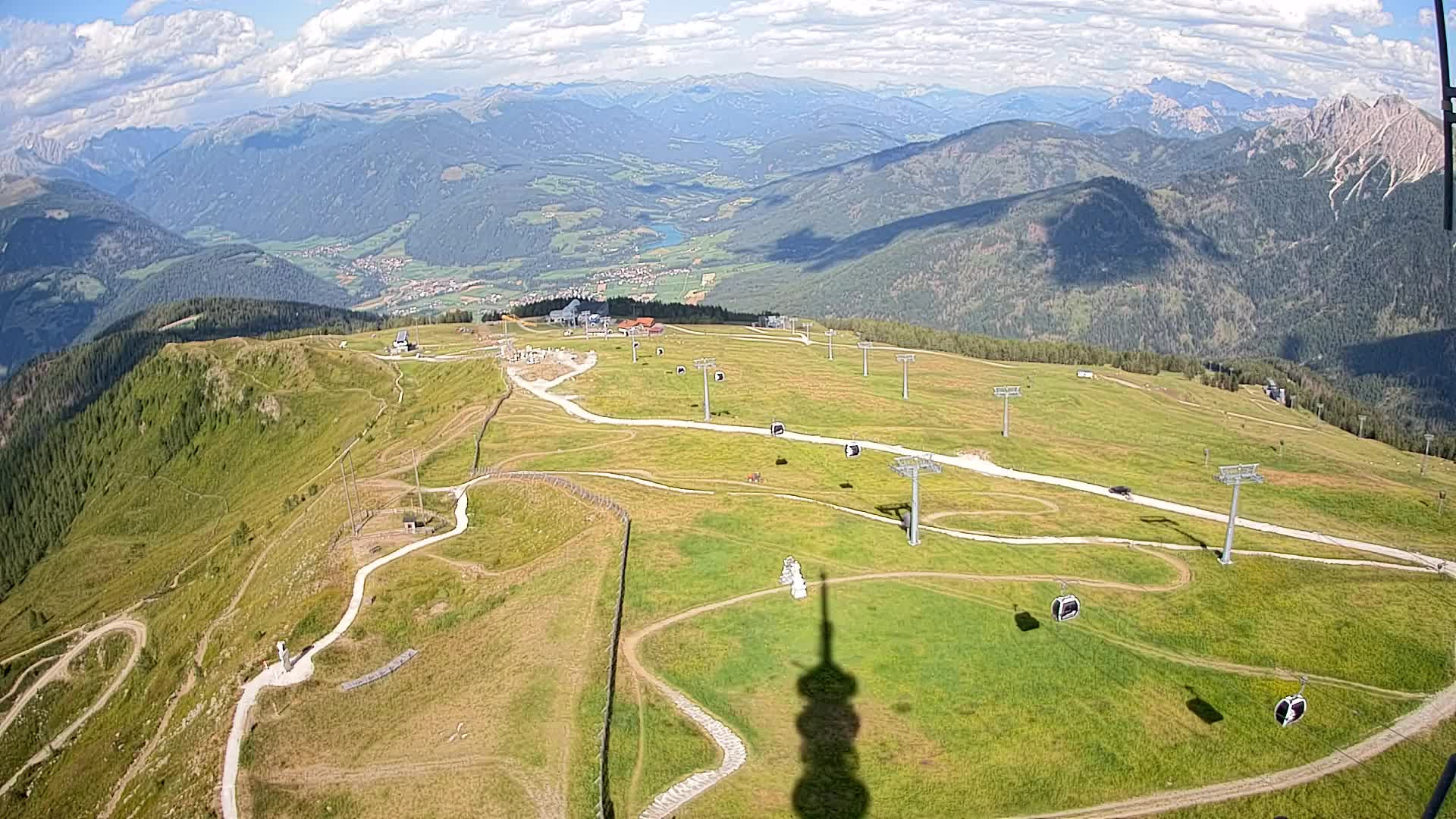 Kronplatz-Gipfel | Blick nach Olang – Valdaora