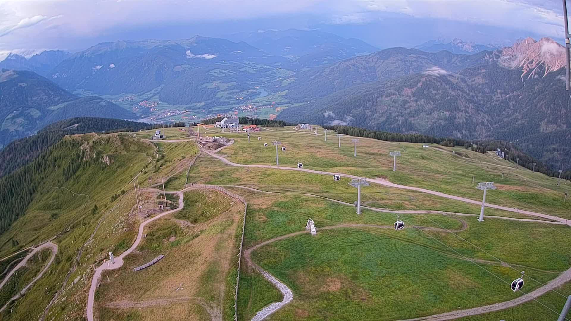 Sommet du Kronplatz | vue sur Valdaora – Olang