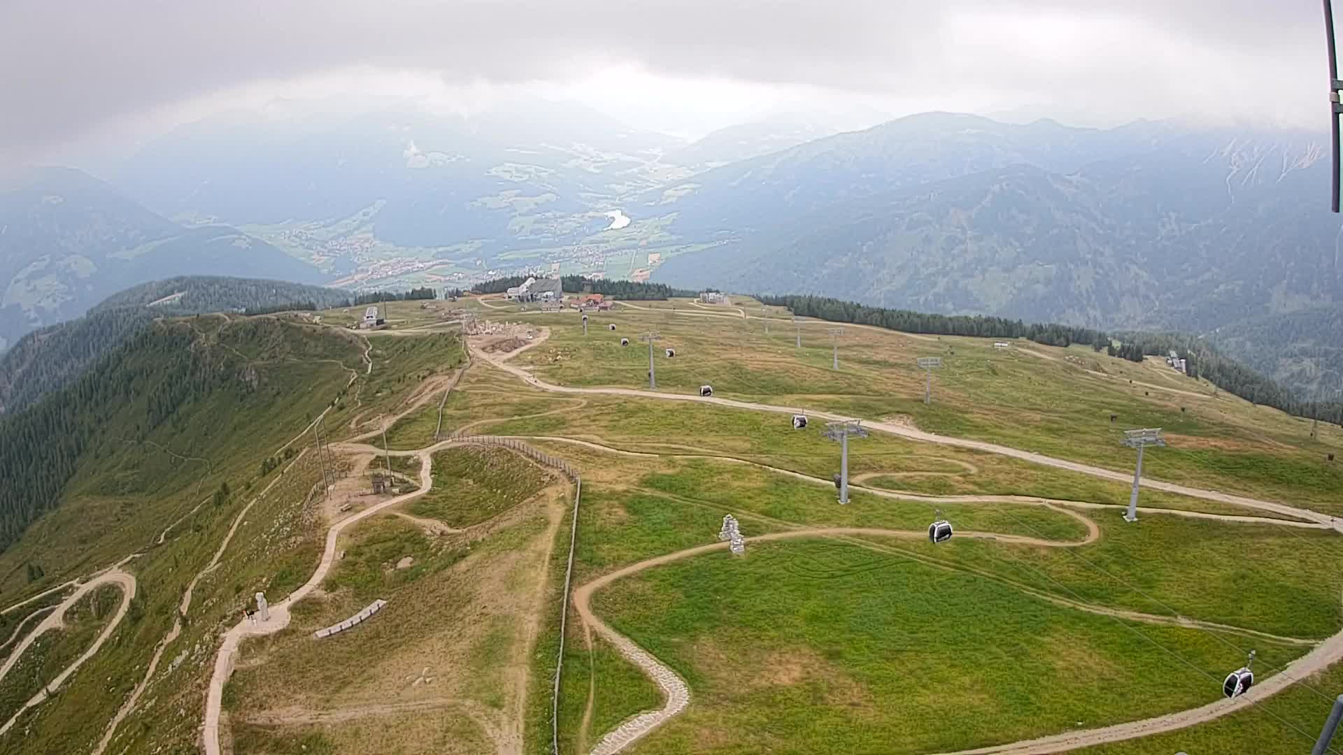 Kronplatz-Gipfel | Blick nach Olang – Valdaora
