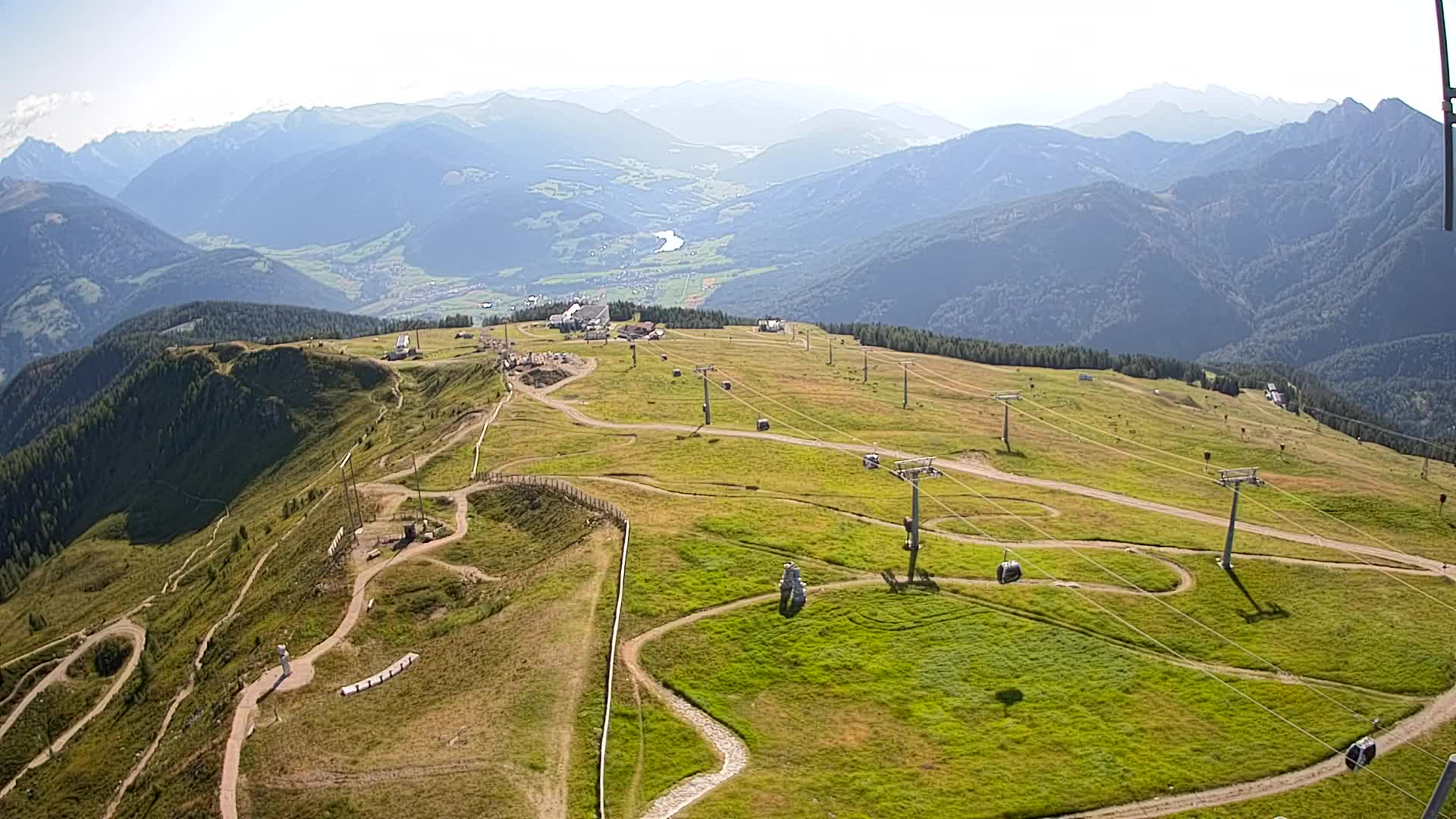 Kronplatz-Gipfel | Blick nach Olang – Valdaora