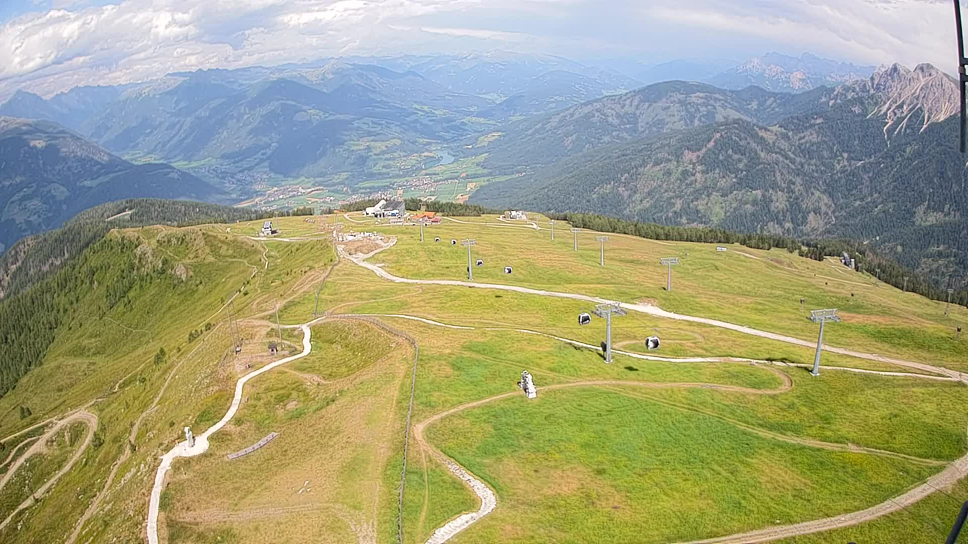 Kronplatz-Gipfel | Blick nach Olang – Valdaora