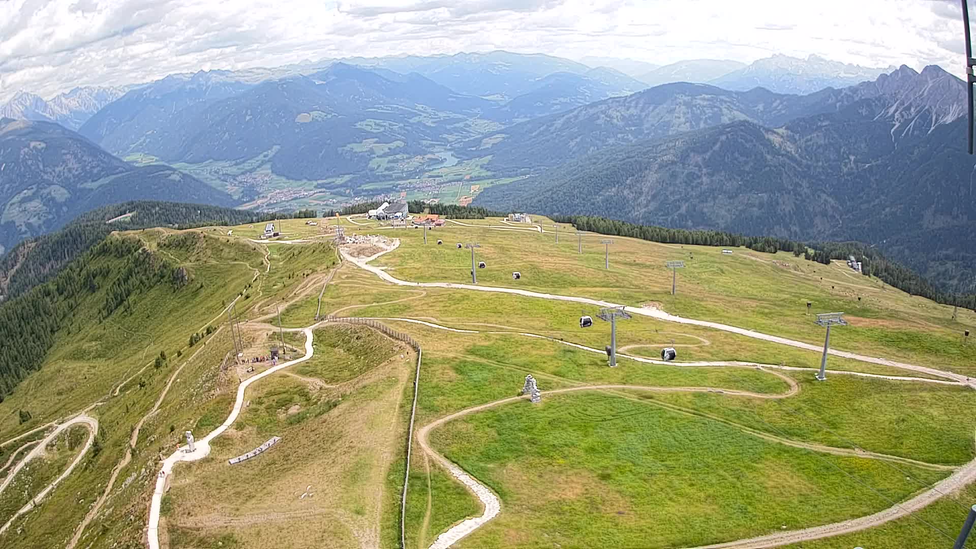 Kronplatz-Gipfel | Blick nach Olang – Valdaora