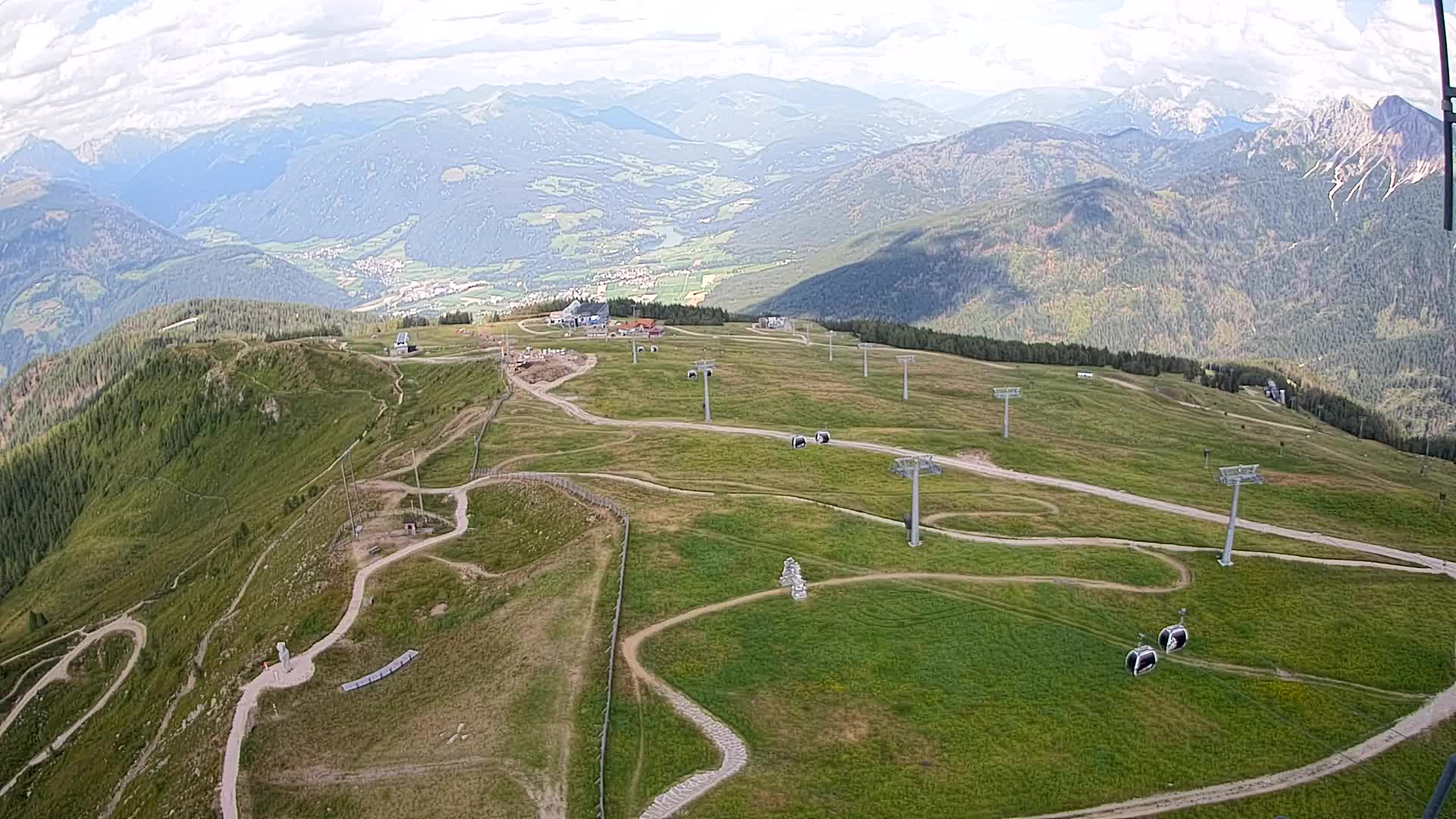 Kronplatz-Gipfel | Blick nach Olang – Valdaora