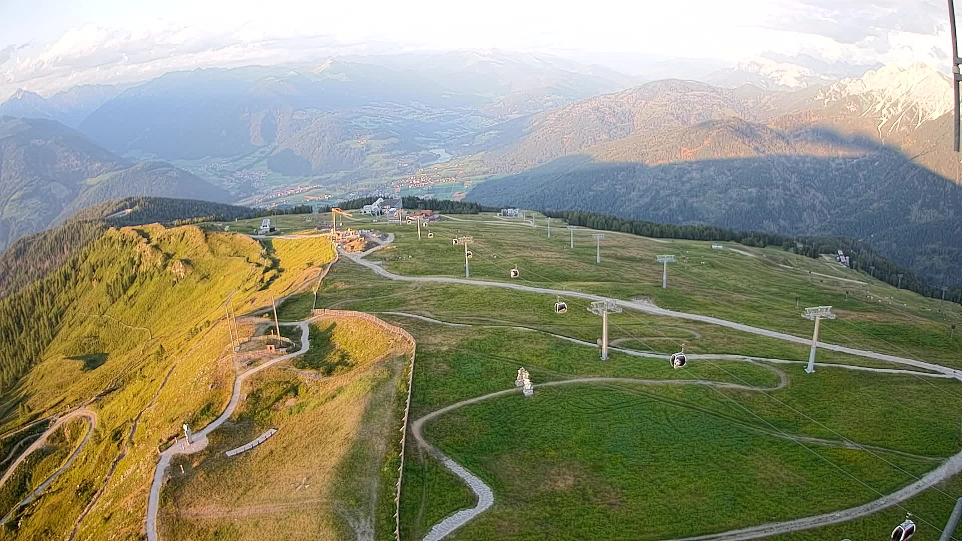 Kronplatz-Gipfel | Blick nach Olang – Valdaora