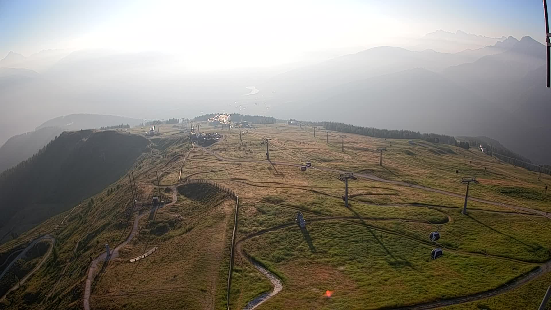Kronplatz-Gipfel | Blick nach Olang – Valdaora