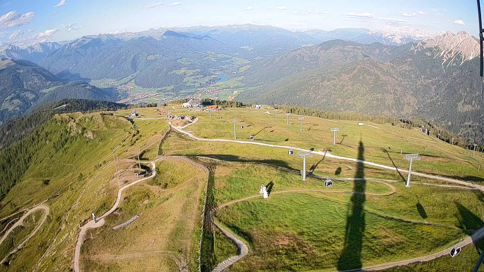 Kronplatz-Gipfel | Blick nach Olang – Valdaora