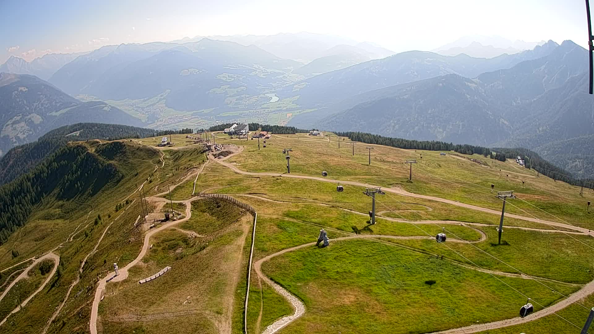 Kronplatz-Gipfel | Blick nach Olang – Valdaora