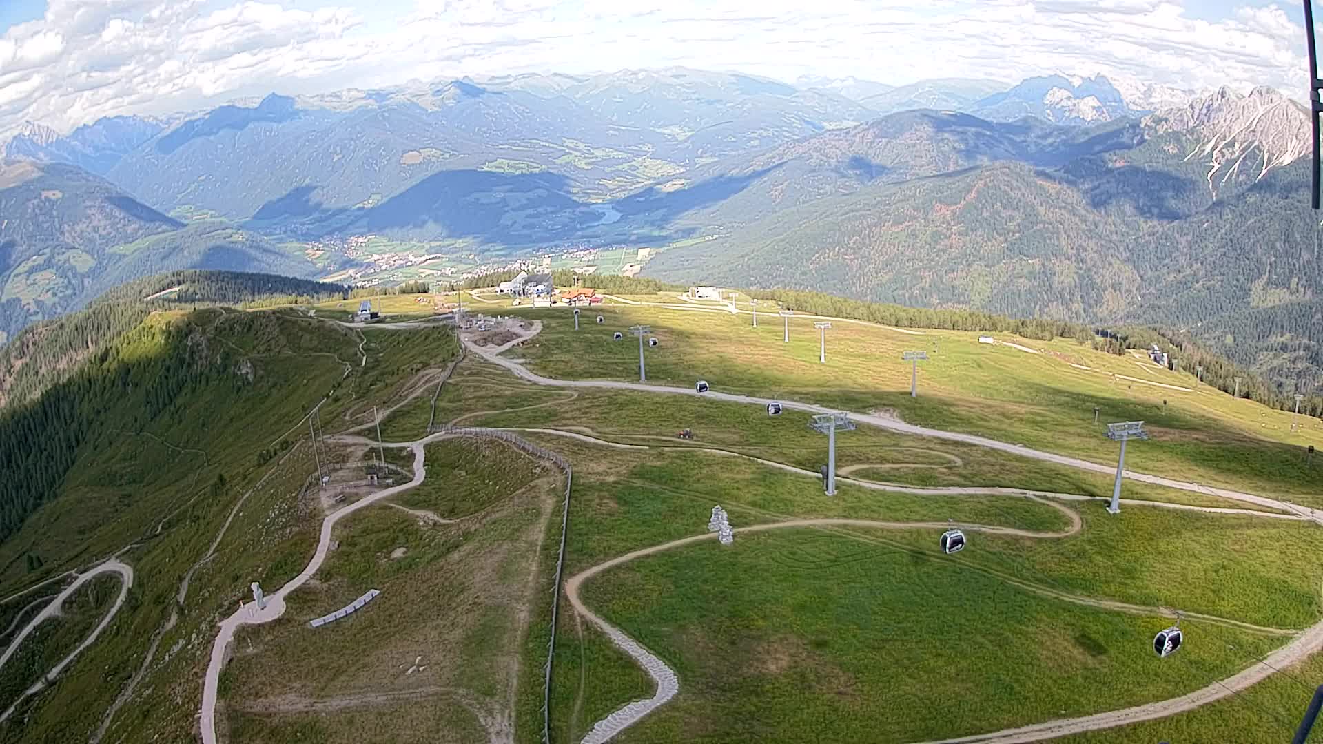 Kronplatz-Gipfel | Blick nach Olang – Valdaora