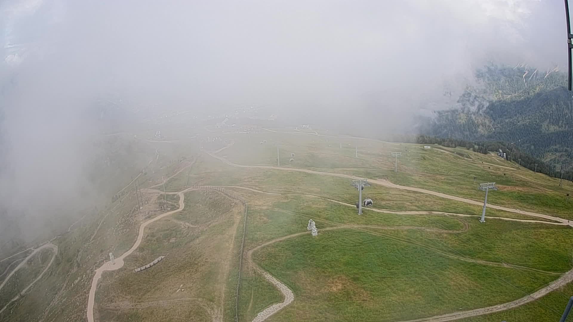 Kronplatz-Gipfel | Blick nach Olang – Valdaora