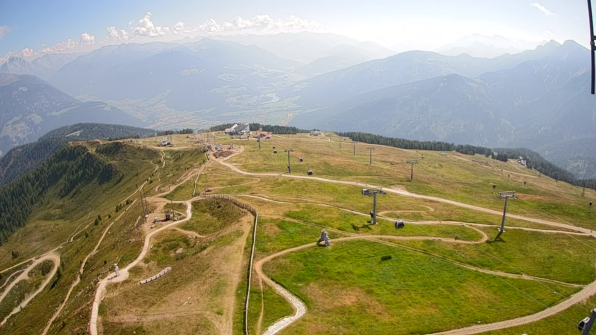Kronplatz-Gipfel | Blick nach Olang – Valdaora