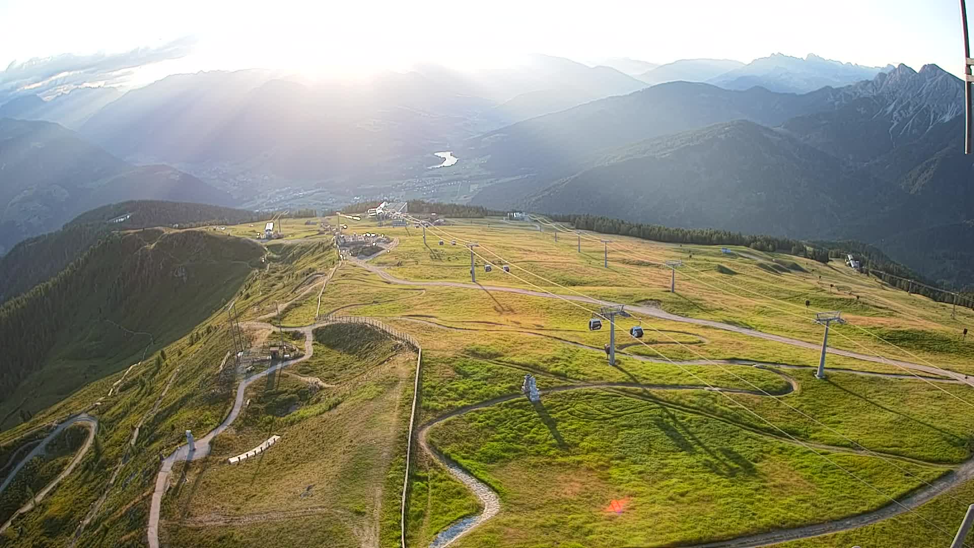 Kronplatz-Gipfel | Blick nach Olang – Valdaora