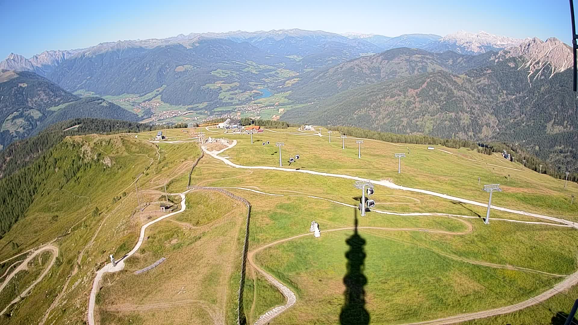 Kronplatz-Gipfel | Blick nach Olang – Valdaora