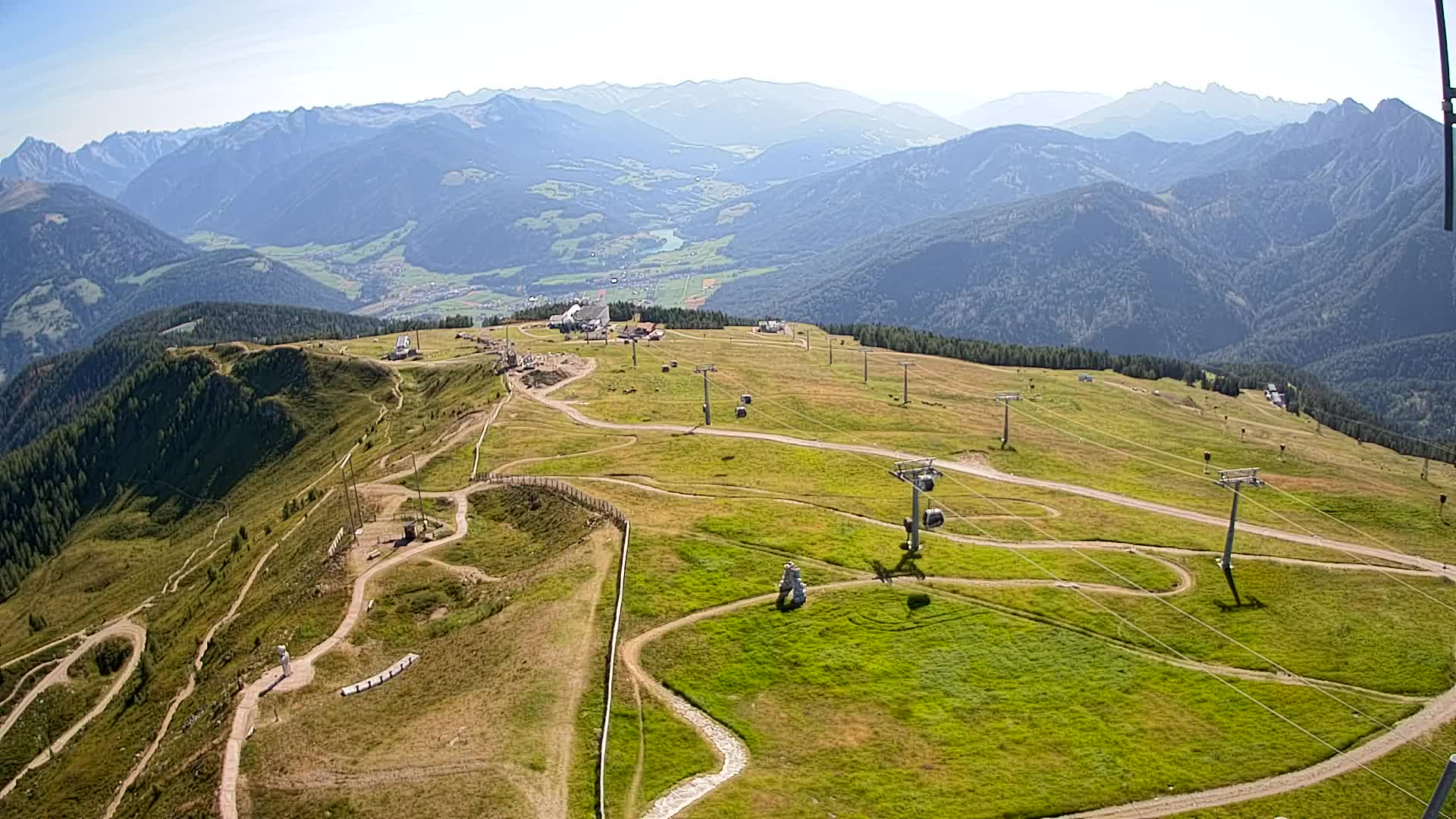 Kronplatz-Gipfel | Blick nach Olang – Valdaora