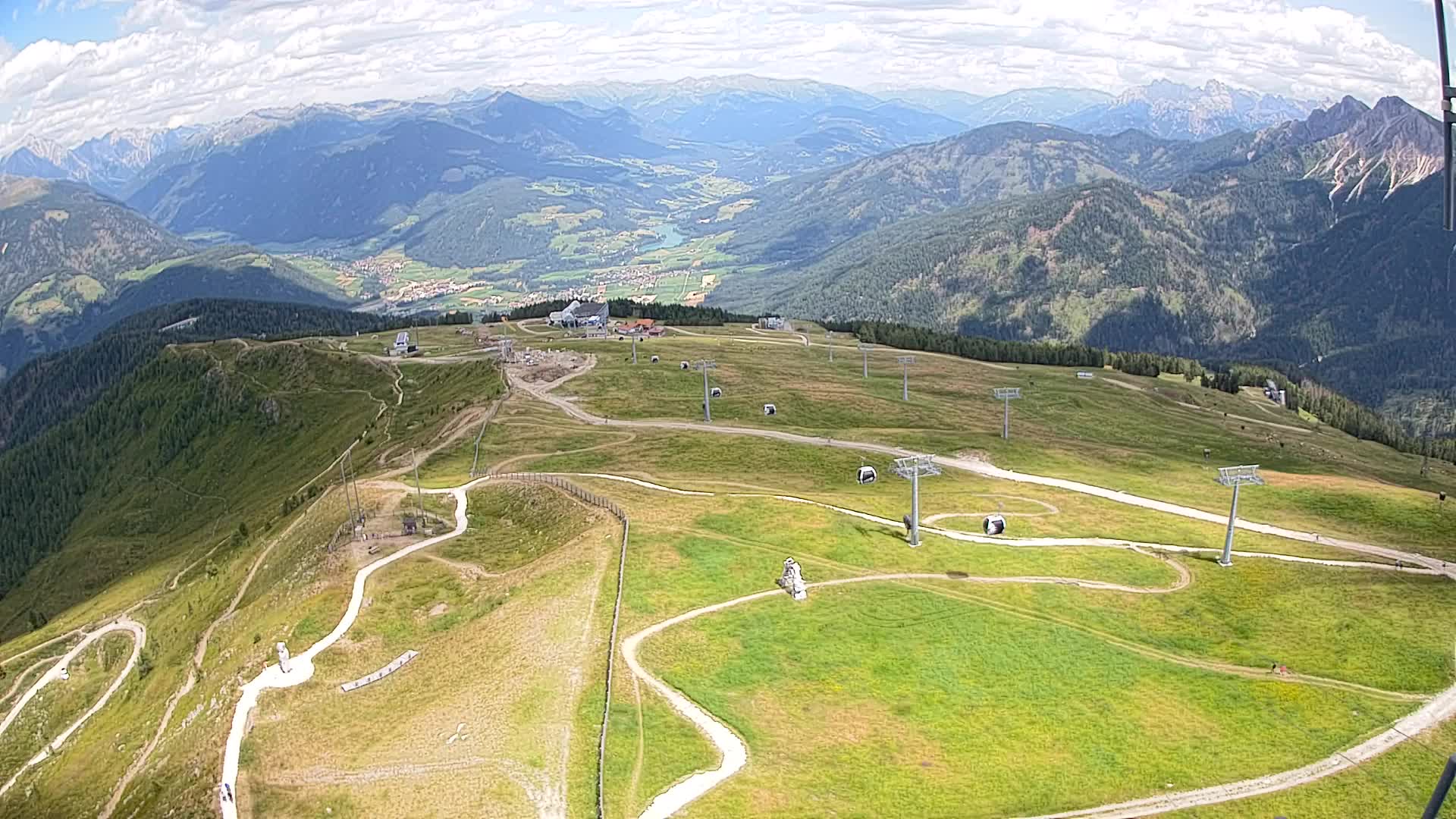 Kronplatz-Gipfel | Blick nach Olang – Valdaora