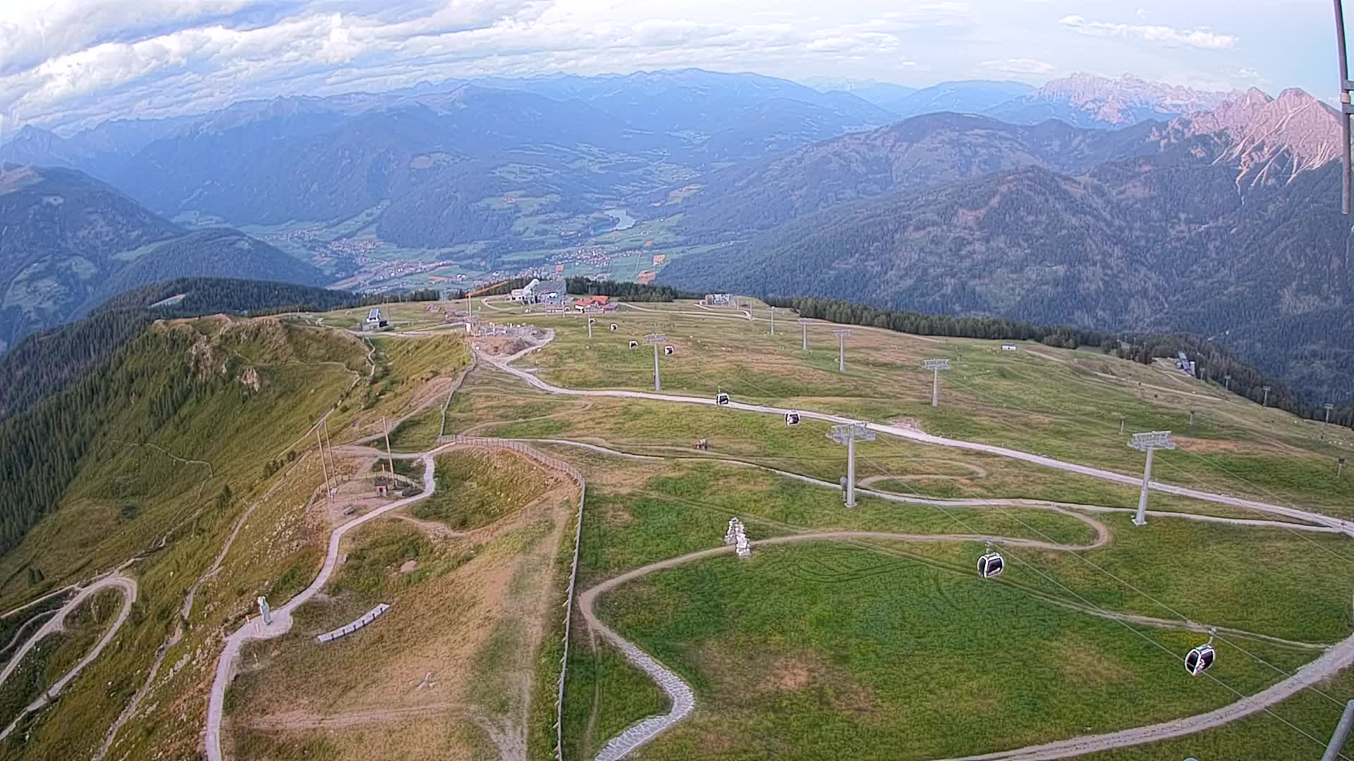 Kronplatz-Gipfel | Blick nach Olang – Valdaora