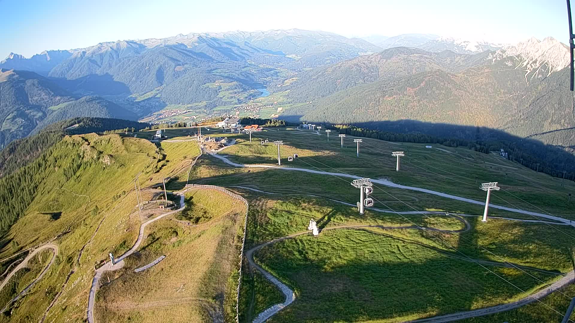 Kronplatz-Gipfel | Blick nach Olang – Valdaora