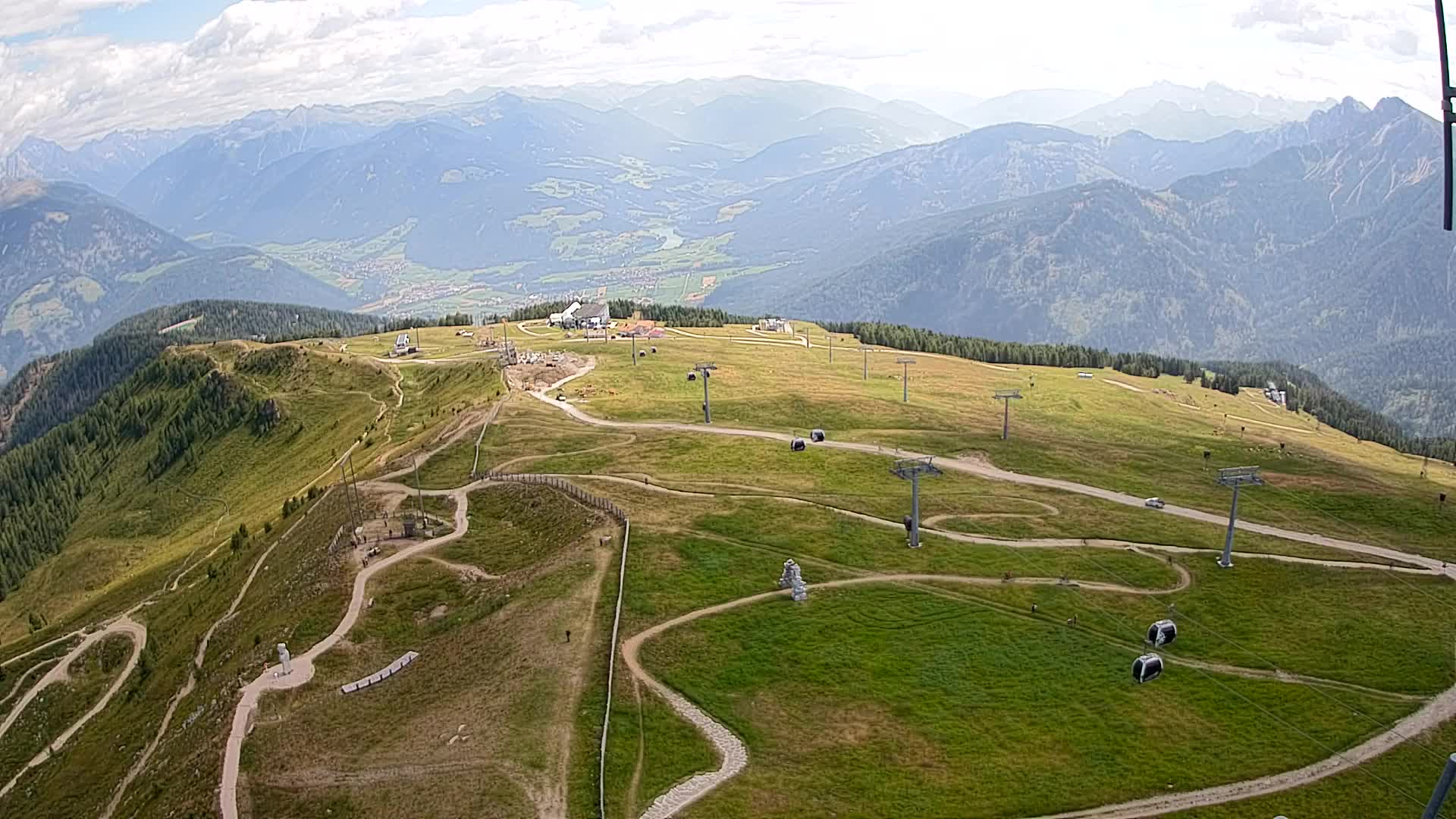 Kronplatz-Gipfel | Blick nach Olang – Valdaora