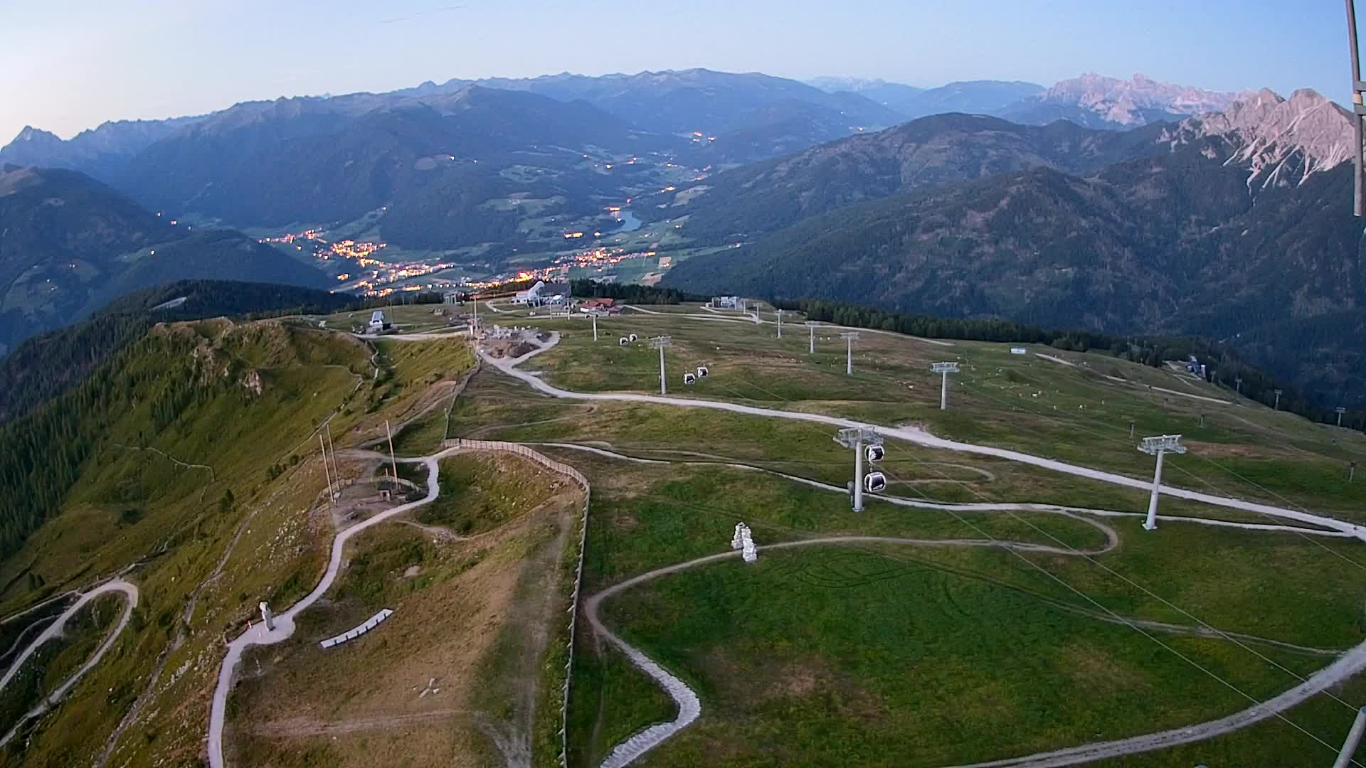 Sommet du Kronplatz | vue sur Valdaora – Olang