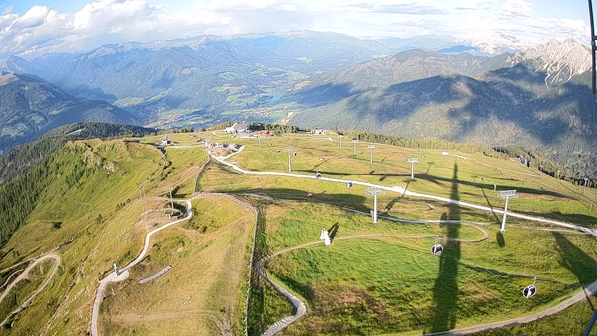 Kronplatz-Gipfel | Blick nach Olang – Valdaora